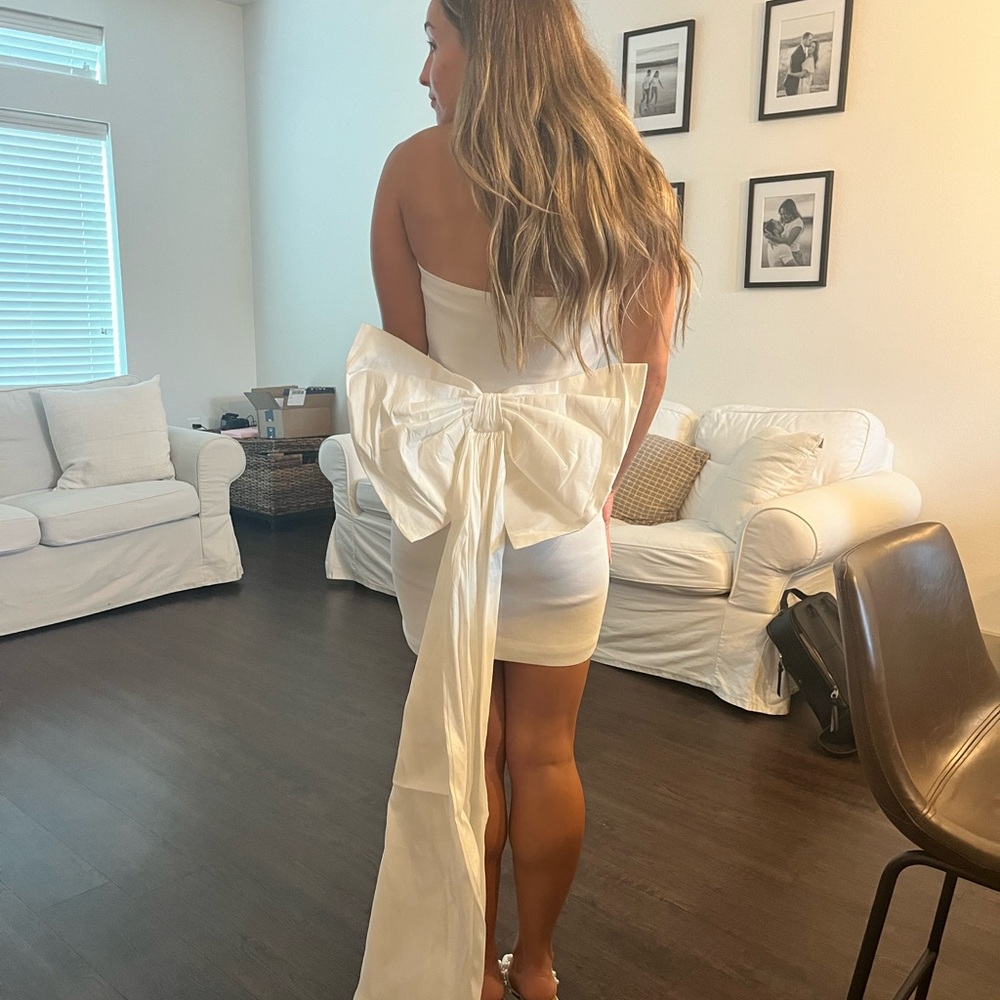Bridal Bow Train Dress